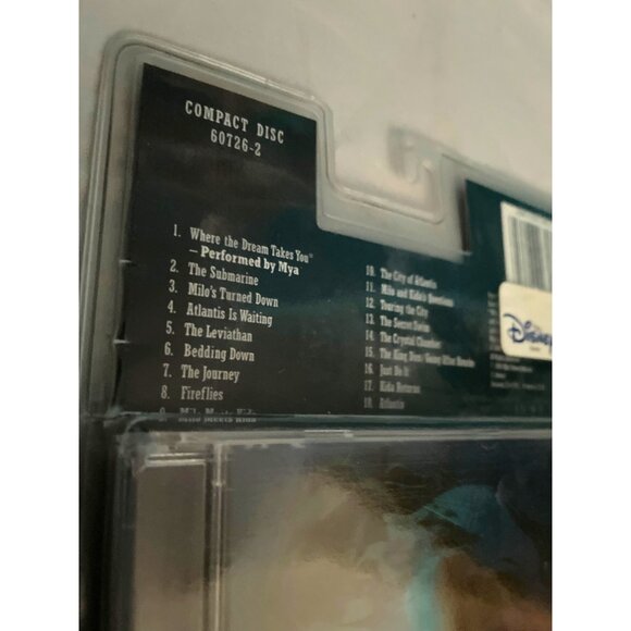 Disney Atlantis The Lost Empire Soundtrack CD Exclusive Limited Edition 2001 Wal - Picture 3 of 5